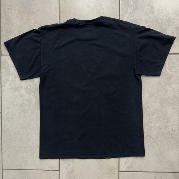 Vintage Y2K Mountain Dew T Shirt Size L Black Mtn  Dew Splash - Picture 5 of 6